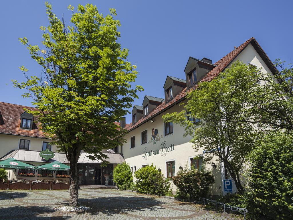 Hotel Garni Zum Gockl Unterföhring Dış mekan fotoğraf